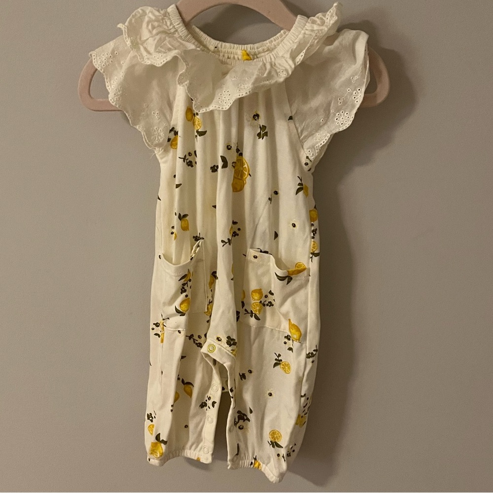 Jessica Simpson lemon romper